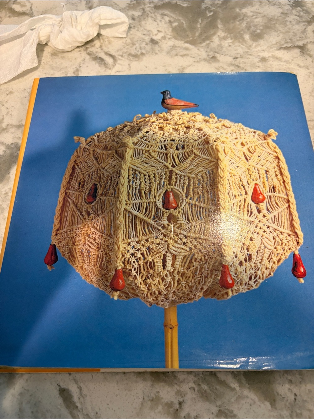 Magnificent Macramé Book by — Yellow Cover - Picture 3 of 6